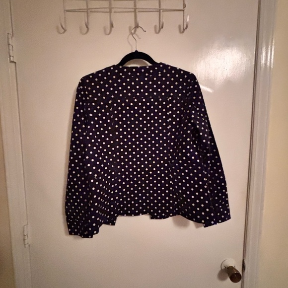 Appleseed's Blue and White Blazer Elegant Suit Jacket - Picture 2 of 8